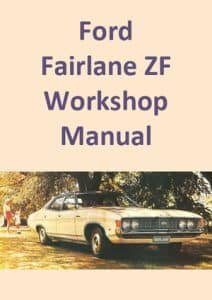 Ford Fairlane ZF Workshop Manual